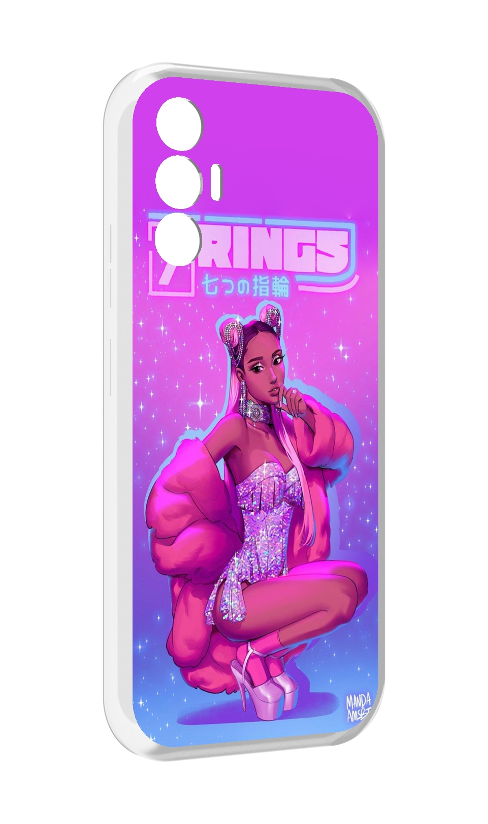 

Чехол MyPads ариана-гранде для Tecno Pova 3, Прозрачный, Tocco