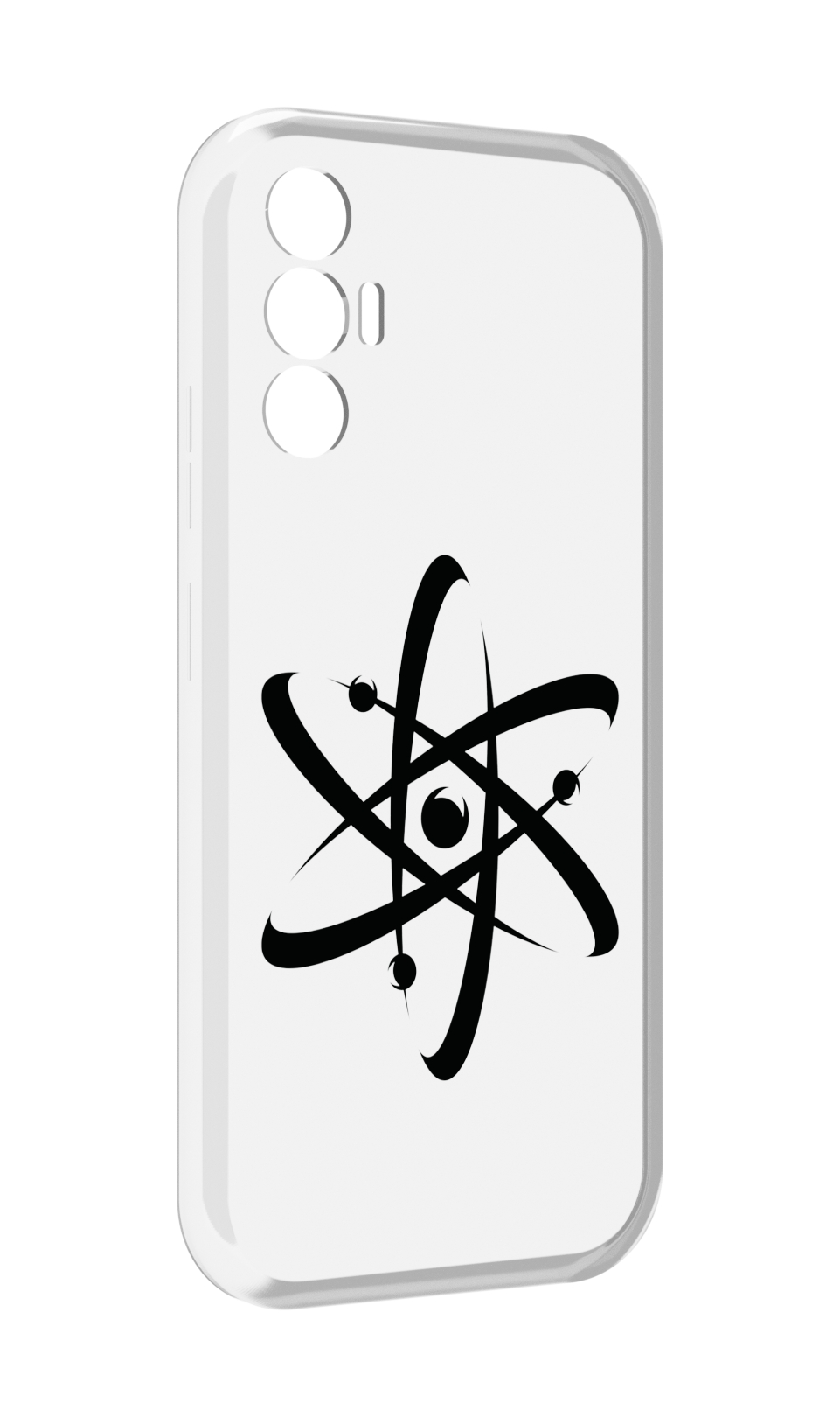 

Чехол MyPads атом для Tecno Pova 3, Прозрачный, Tocco