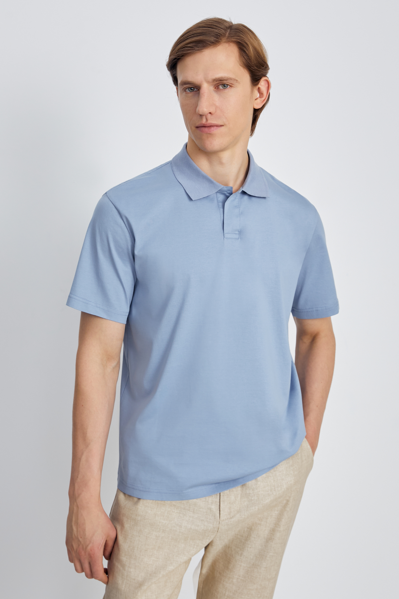 

Футболка мужская Finn Flare FSE21036 голубая XL, Голубой, FSE21036