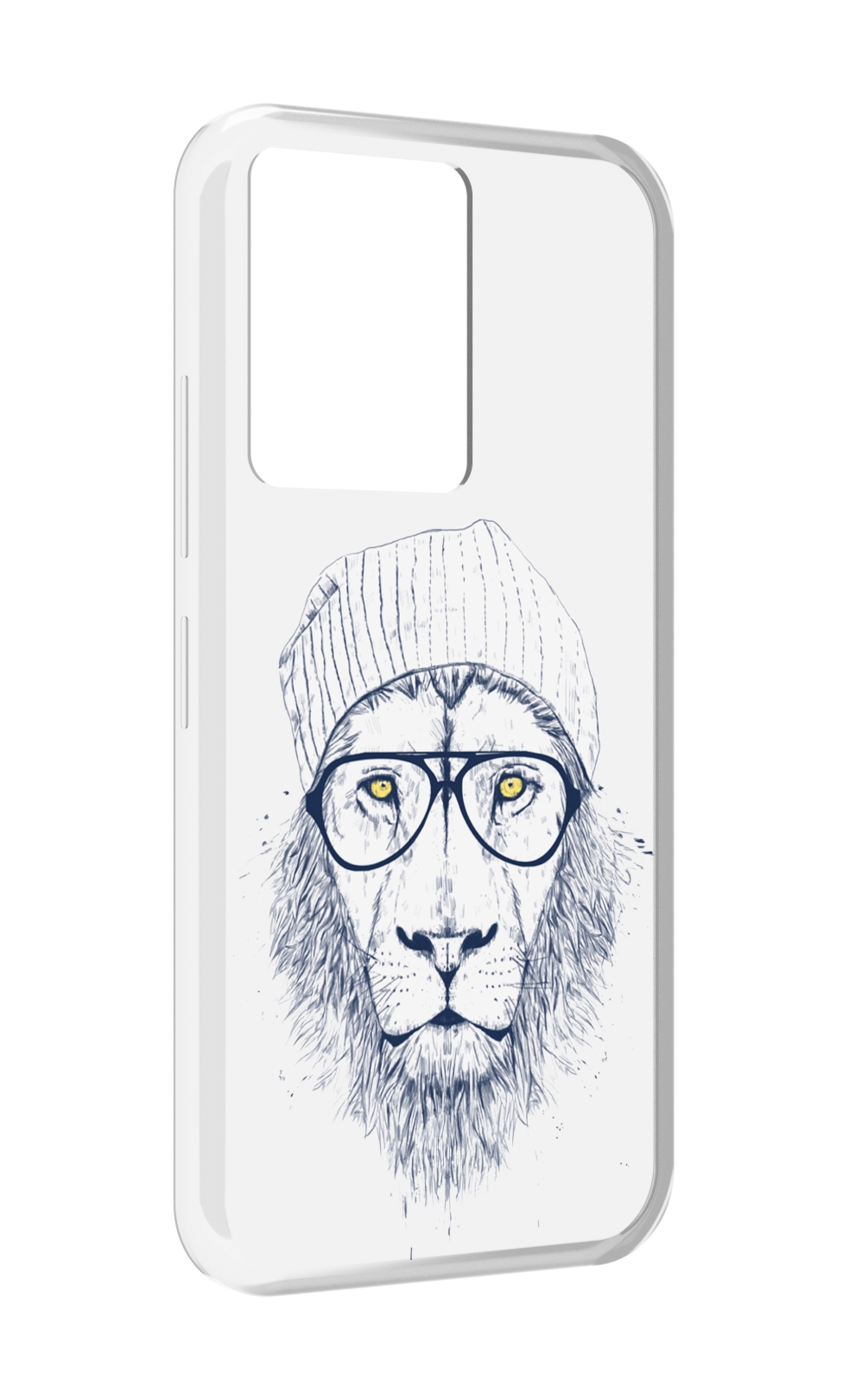 

Чехол MyPads хиппи лев для Infinix Note 12 5G X671 / Note 12 Pro 5G, Прозрачный, Tocco