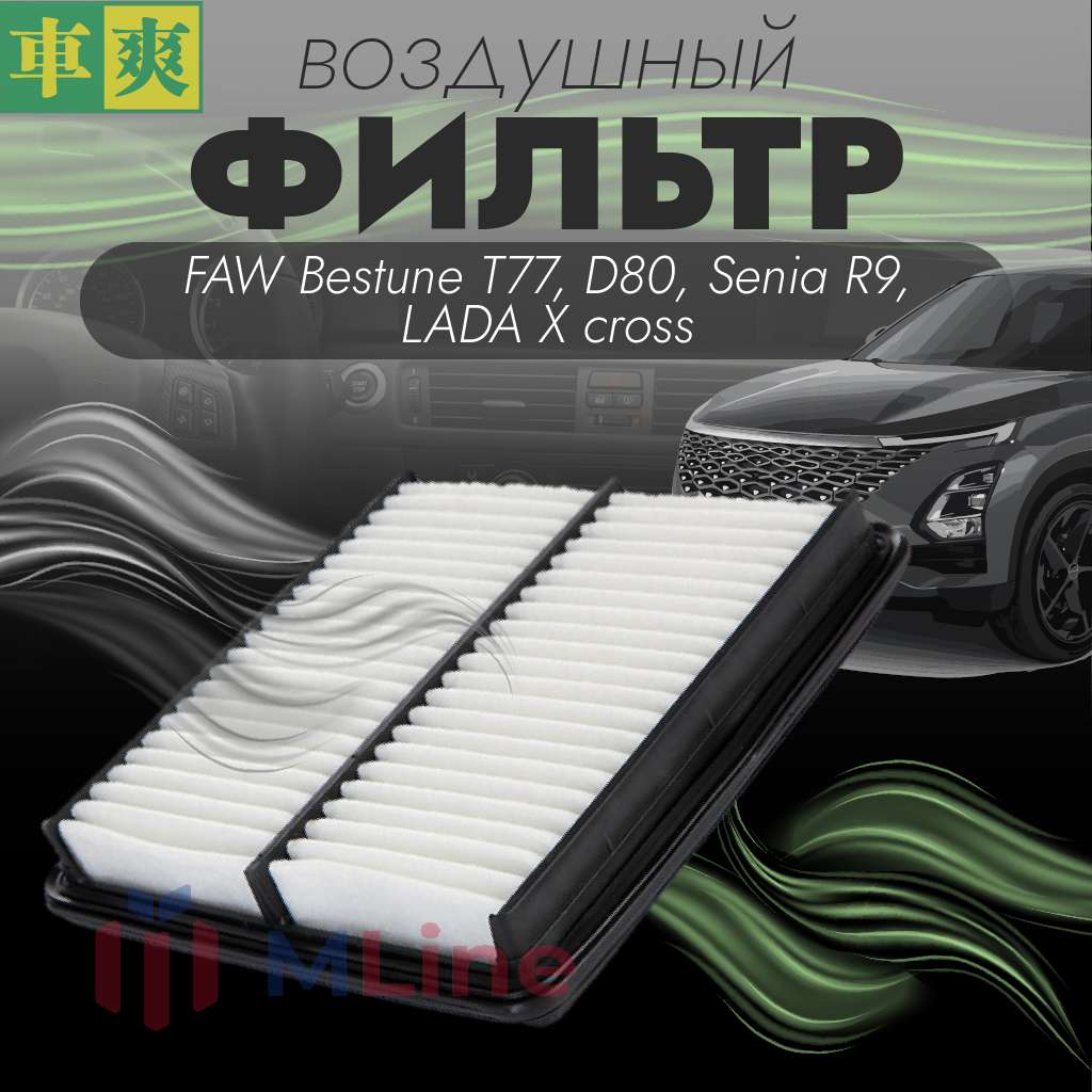 Фильтр воздушный Che Shuang CA-C266P (CAC266P) для FAW Bestune T77, Lada Xcross 5