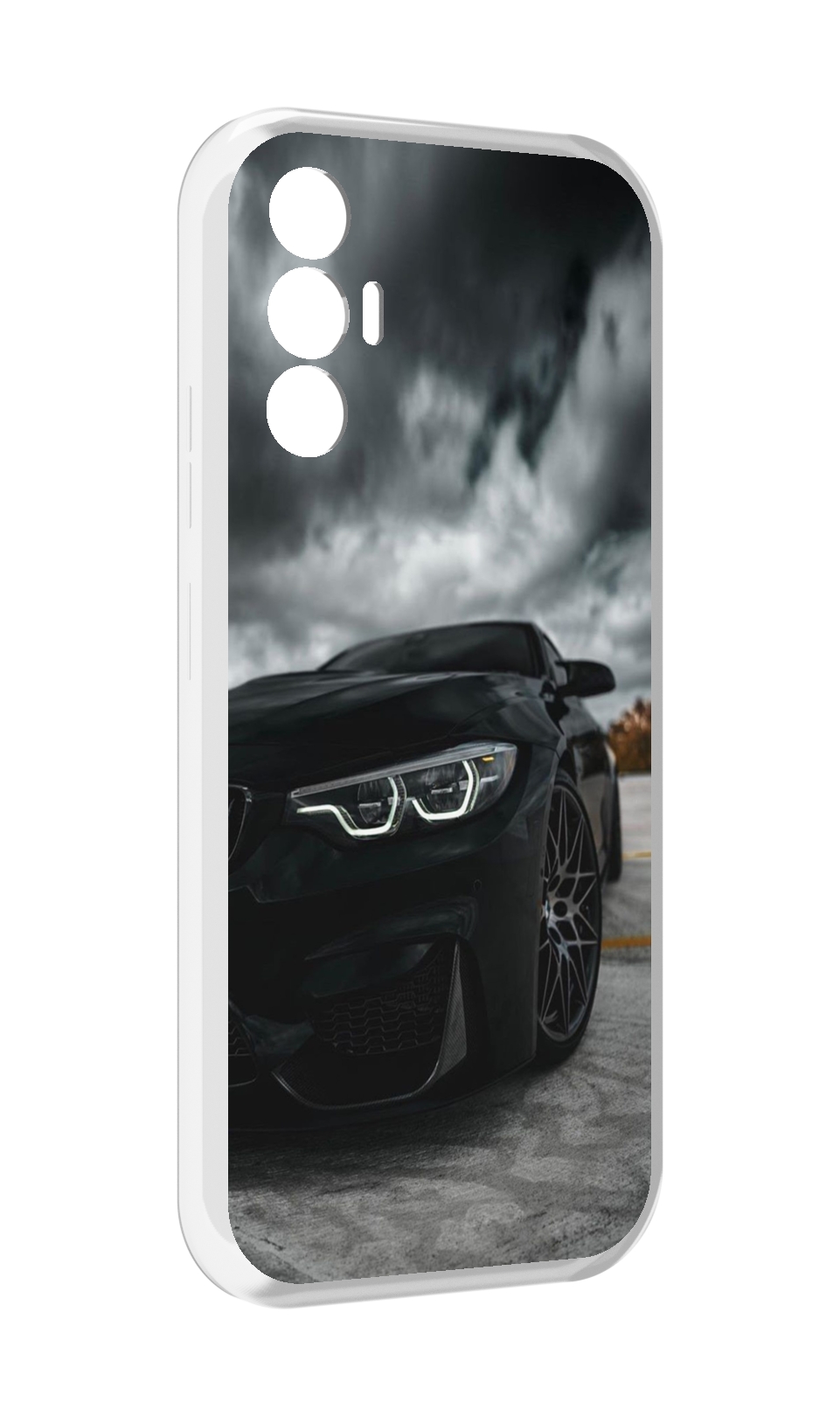 

Чехол MyPads бмв М3 мужской для Tecno Pova 3, Прозрачный, Tocco
