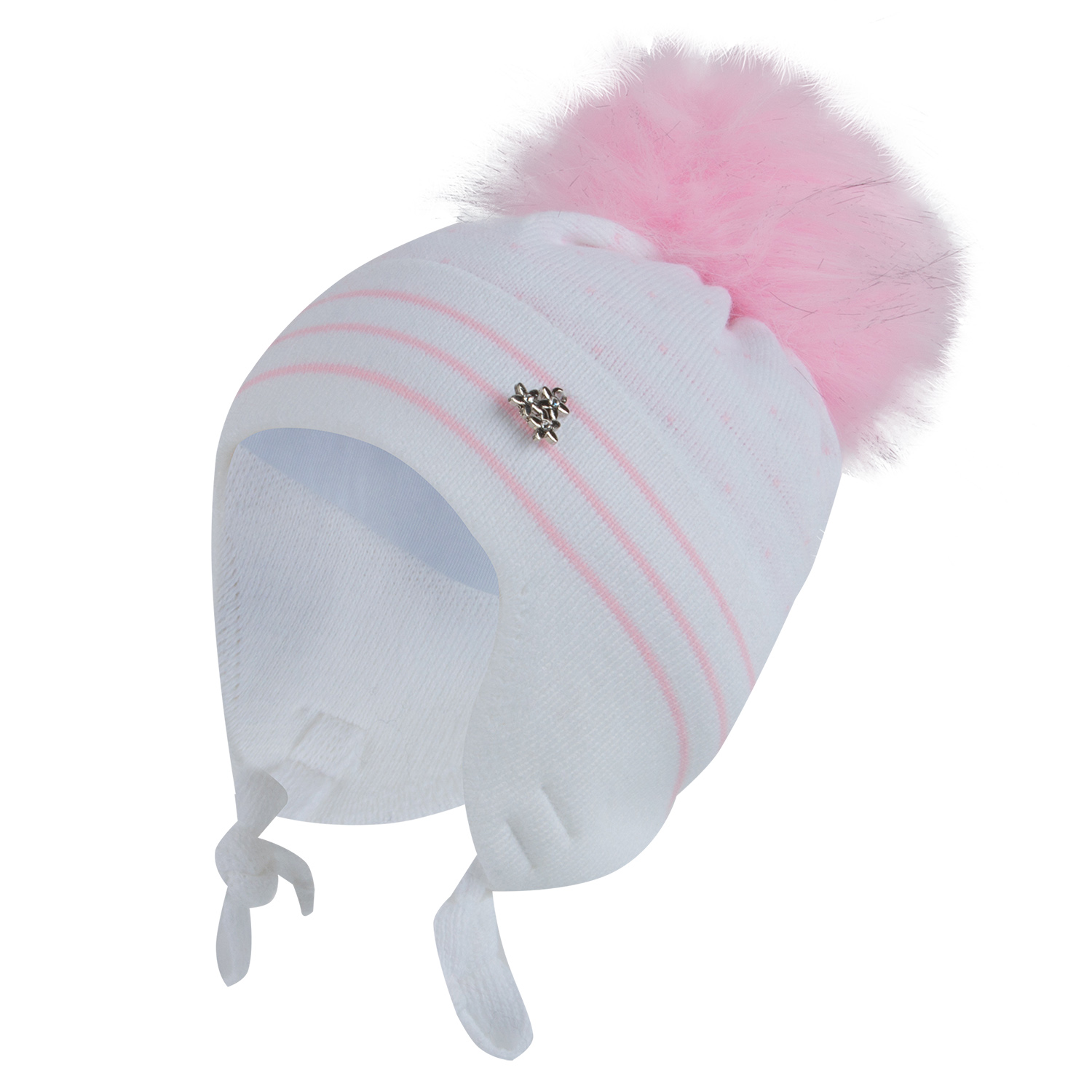 

Шапка детская NAIS цв.белый ,р.38, ДГ191И3273