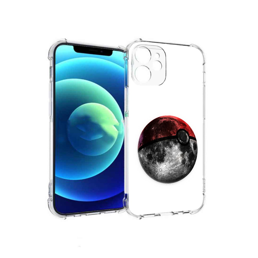 

Чехол MyPads Tocco для Apple iPhone 12 mini планета покебол (PT157566.610.543), Прозрачный, Tocco