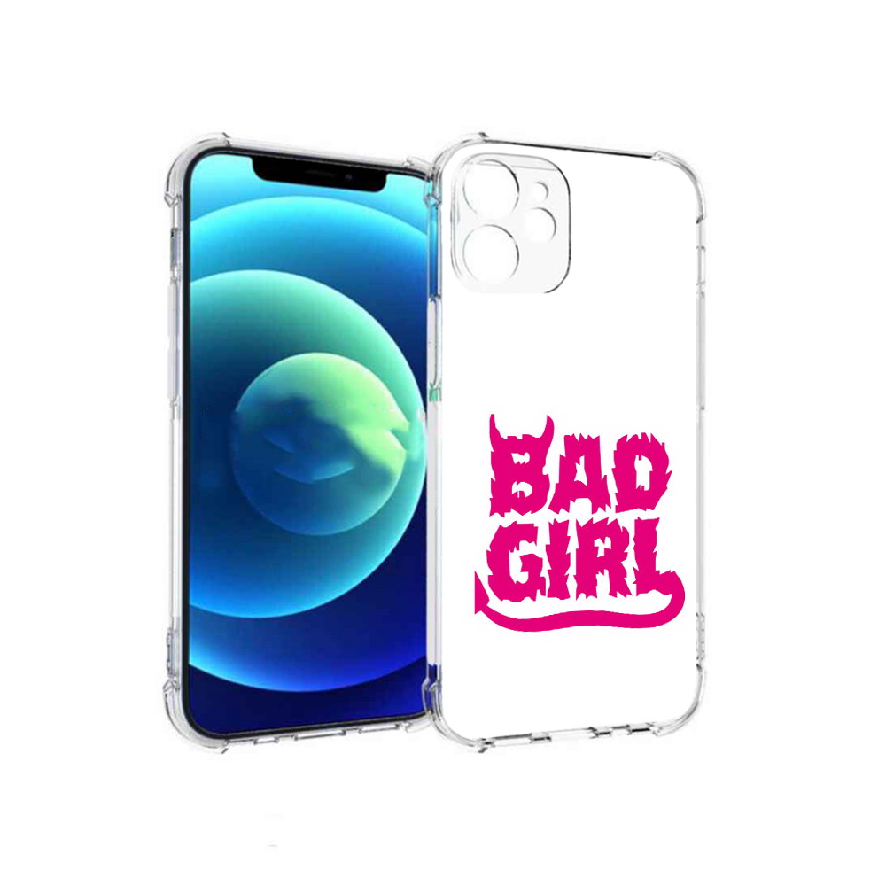 

Чехол MyPads Tocco для Apple iPhone 12 mini плохая девочка (PT157566.610.545), Прозрачный, Tocco