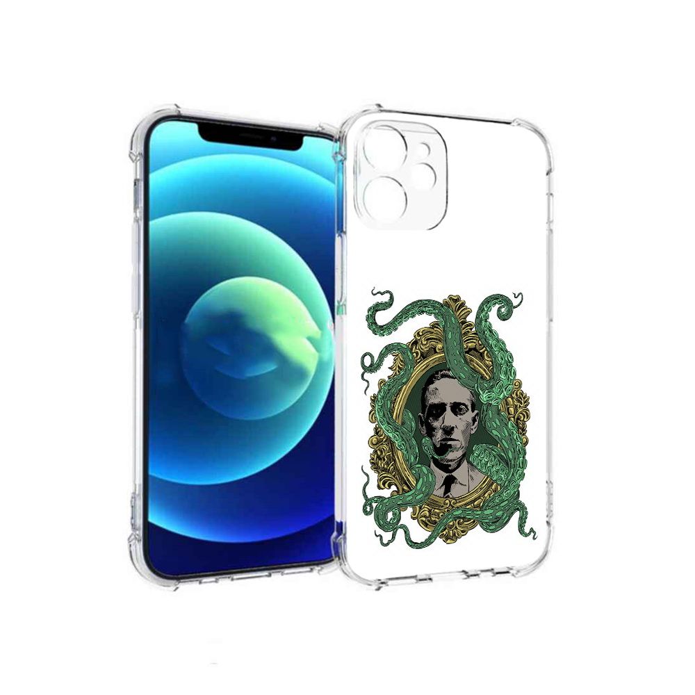 

Чехол MyPads Tocco для Apple iPhone 12 mini портрет с кракеном (PT157566.610.552), Прозрачный, Tocco