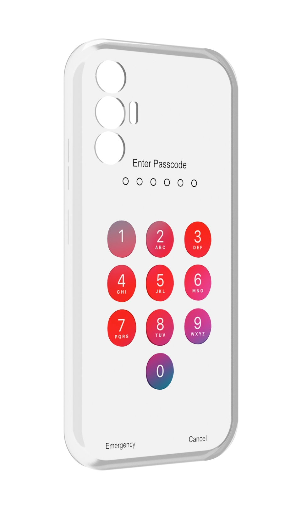 

Чехол MyPads введите-пароль для Tecno Pova 3, Прозрачный, Tocco