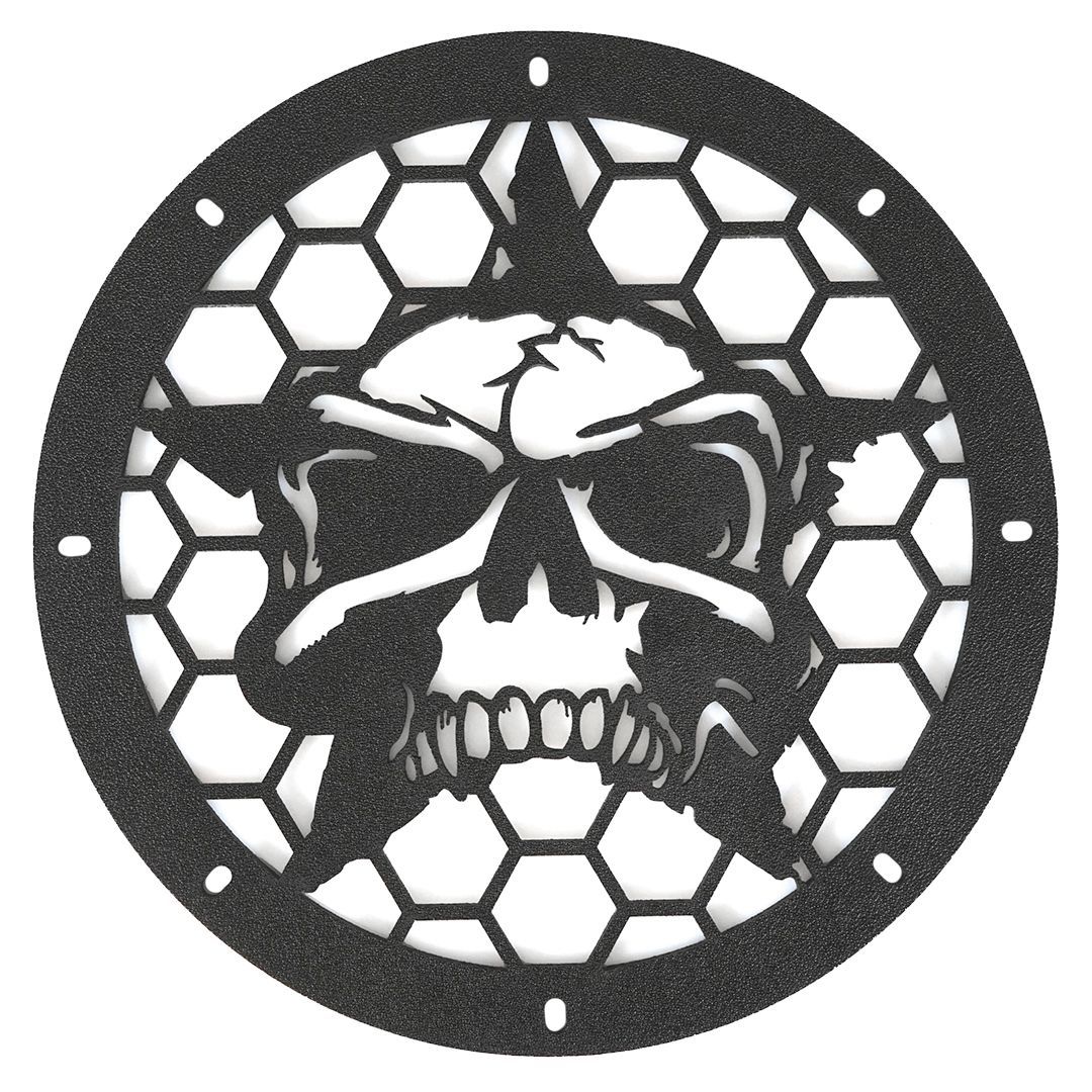 

Грили для динамиков на 8 отв Skull star / Звезда череп, Грили на динамики