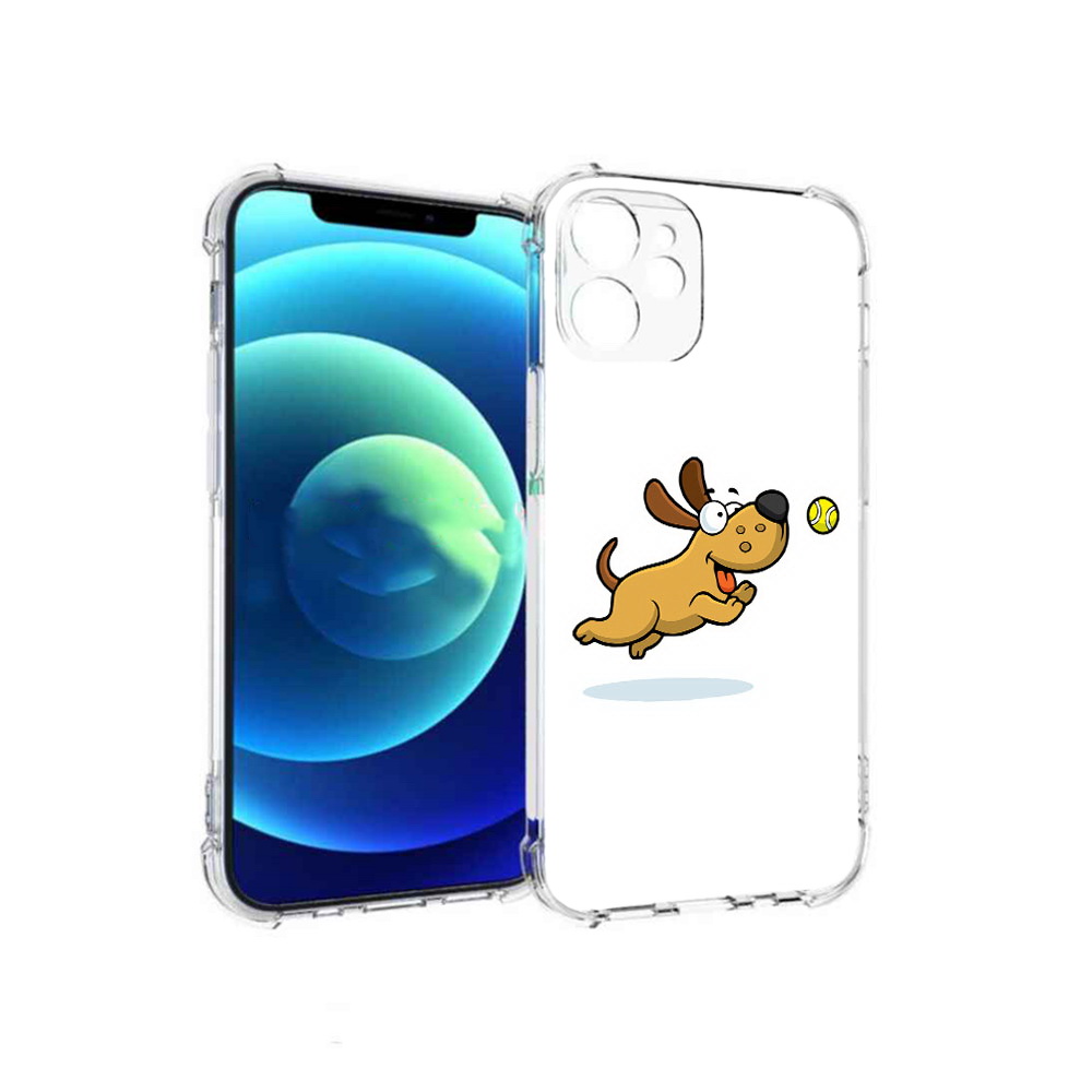 

Чехол MyPads Tocco для Apple iPhone 12 mini пёсик (PT157566.610.563), Прозрачный, Tocco