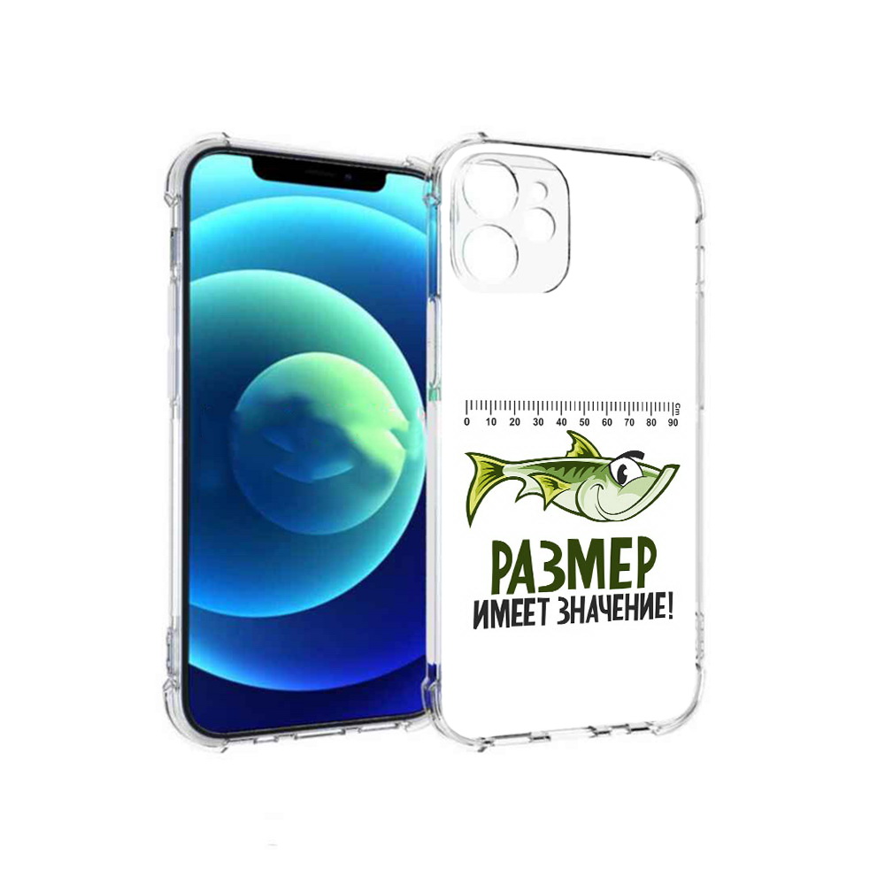 

Чехол MyPads Tocco для Apple iPhone 12 mini размер не имеет значения (PT157566.610.569), Прозрачный, Tocco