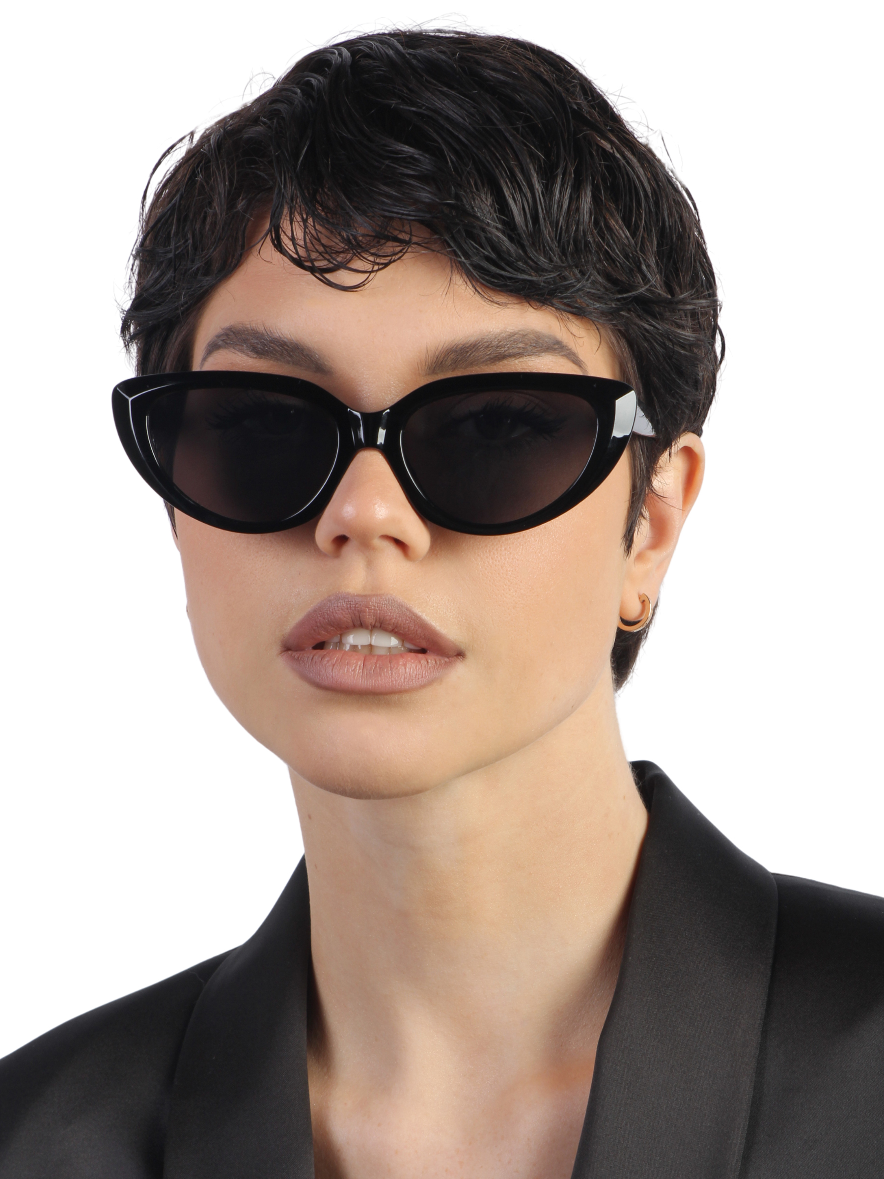 Солнцезащитные очки женские Pretty Mania ANG502, черные