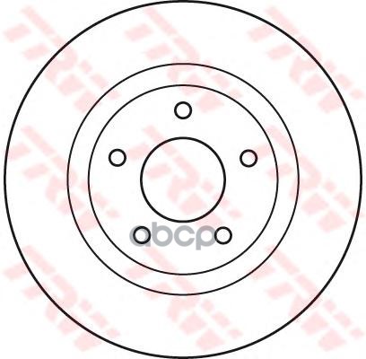 

Тормозной диск TRW/Lucas передний вентилируемый 294x26 мм 5 отверстий df4932