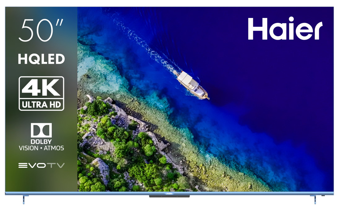 

Телевизор Haier 50 Smart TV S5 Pro, 50"(127 см), UHD 4K, Синий, 50 Smart TV S5 Pro