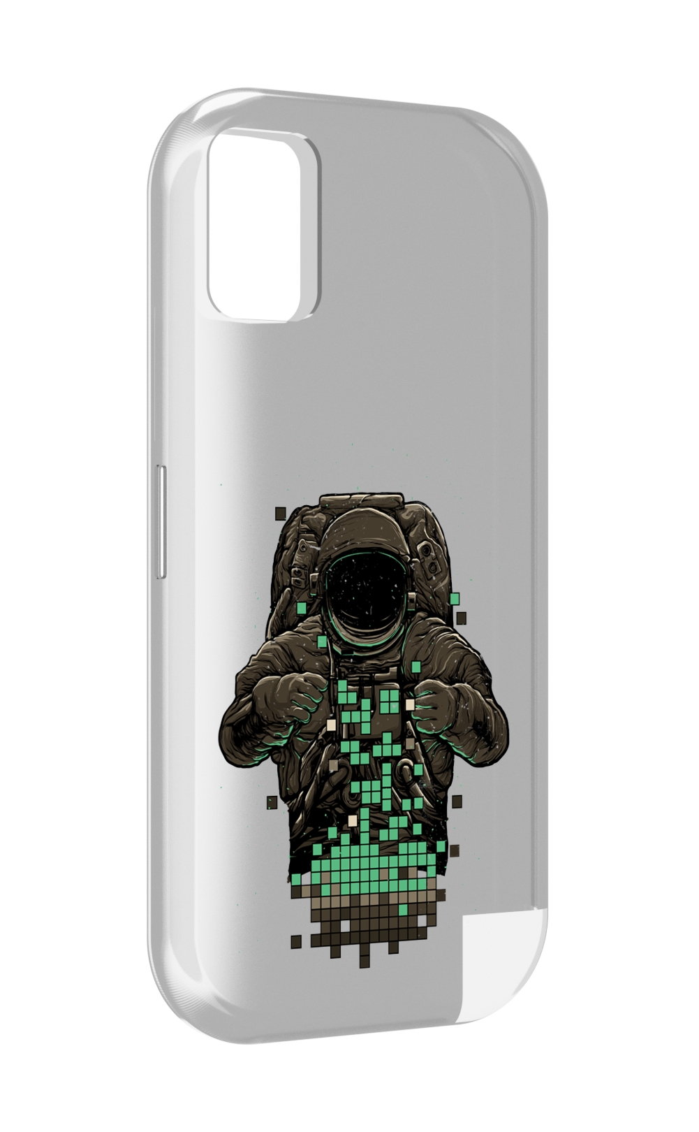 

Чехол MyPads космонавт с пикселями для UMIDIGI A11, Прозрачный, Tocco