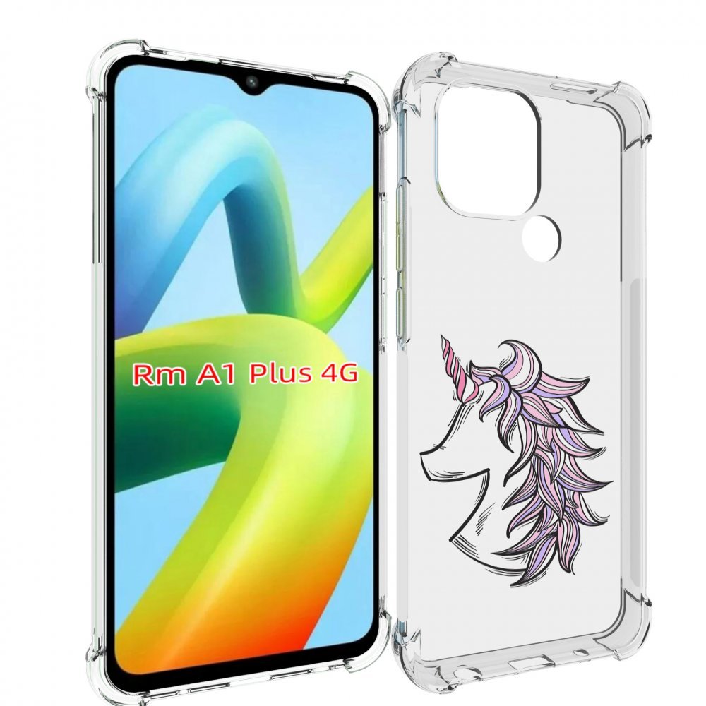 

Чехол MyPads единорог-рисунок для Xiaomi Redmi A1 Plus +, Прозрачный, Tocco