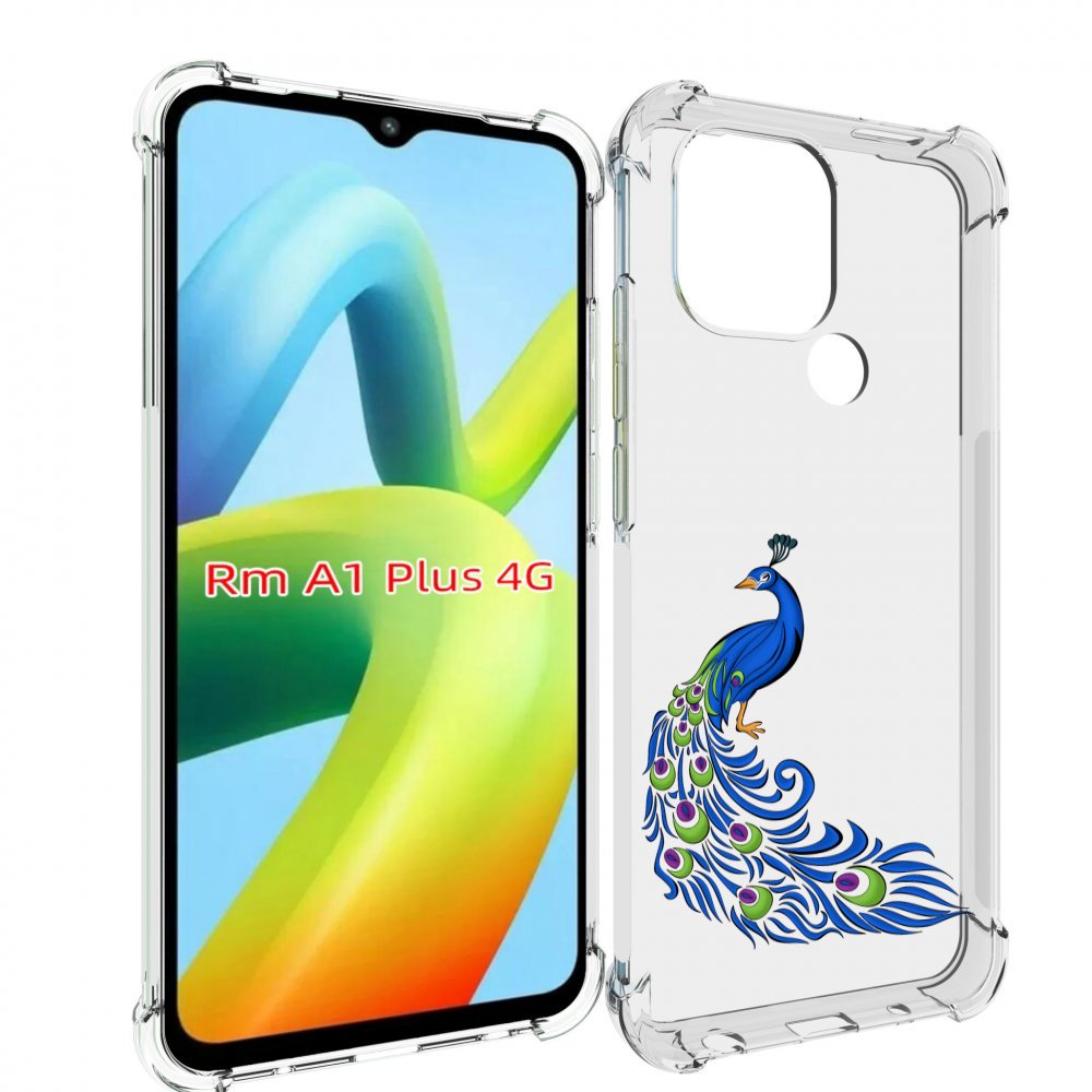 

Чехол MyPads жарптица-голубая для Xiaomi Redmi A1 Plus +, Прозрачный, Tocco