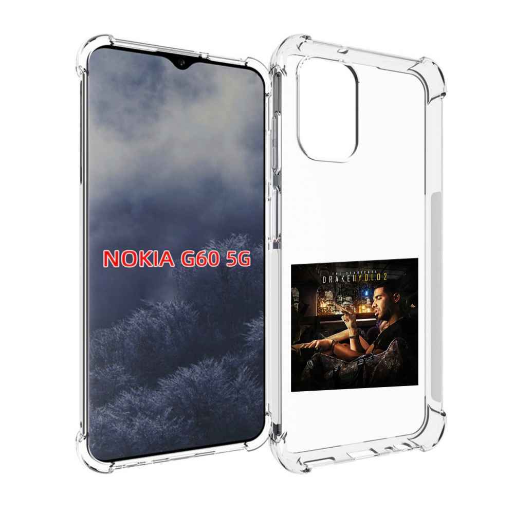

Чехол MyPads Drake - You Only Live Once 2 для Nokia G60 5G, Прозрачный, Tocco