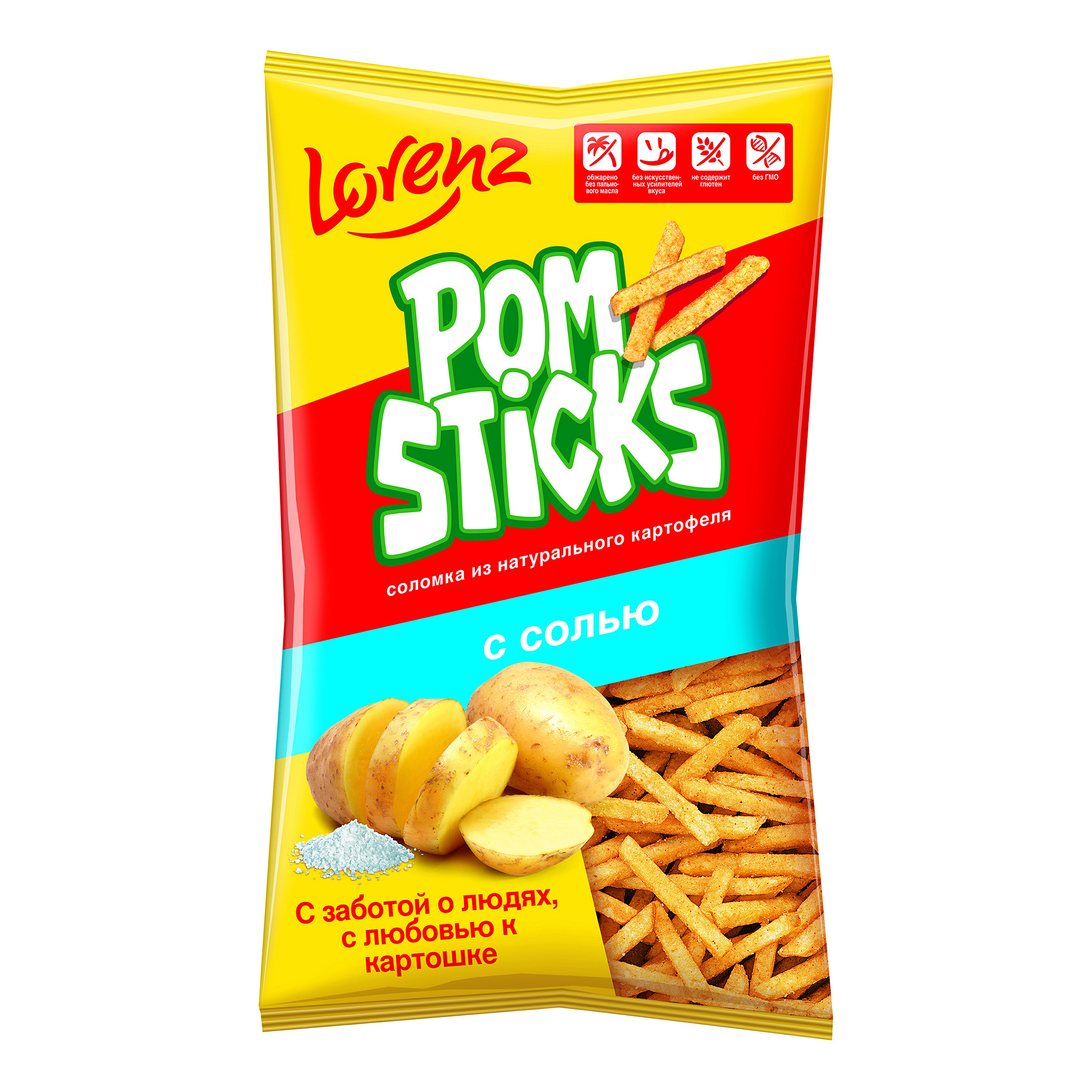 

Чипсы картофельные Lorenz Pomsticks с солью соломкой 200 г