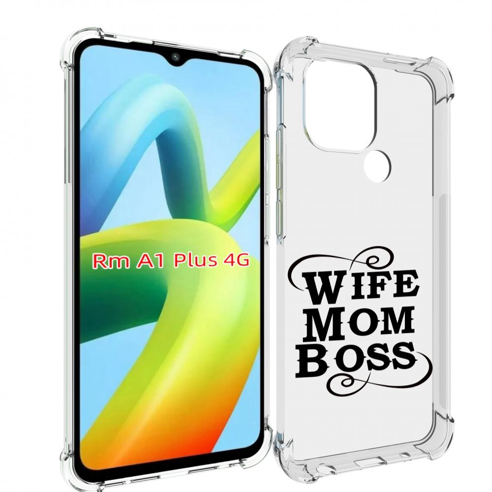 

Чехол MyPads жена-мама-босс для Xiaomi Redmi A1 Plus +, Прозрачный, Tocco