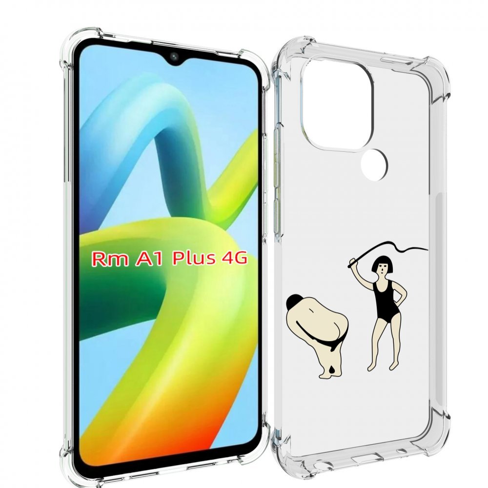 

Чехол MyPads женщина-наказывает для Xiaomi Redmi A1 Plus +, Прозрачный, Tocco