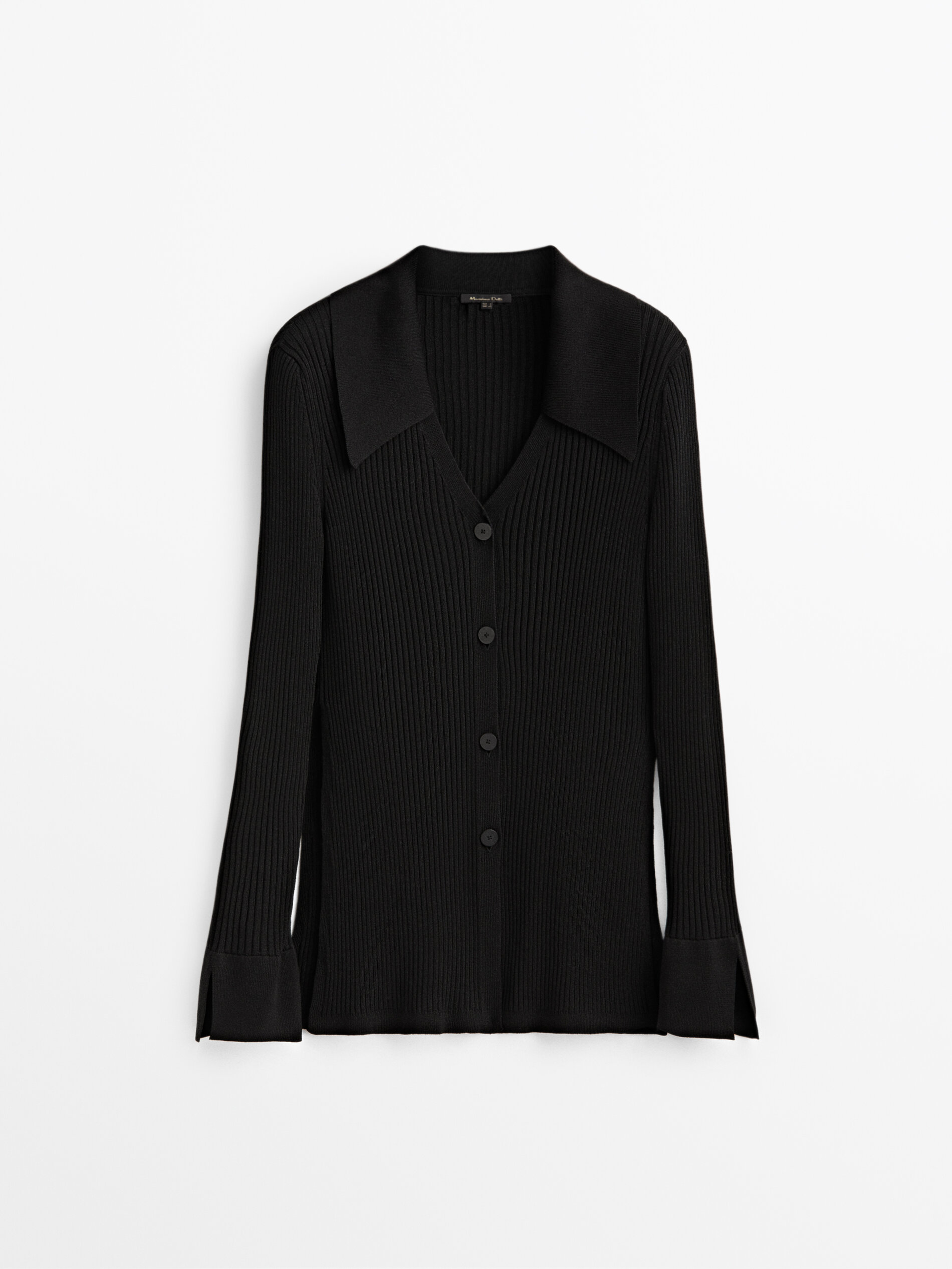 

Кардиган женский Massimo Dutti 05655645800 черный M, 05655645800