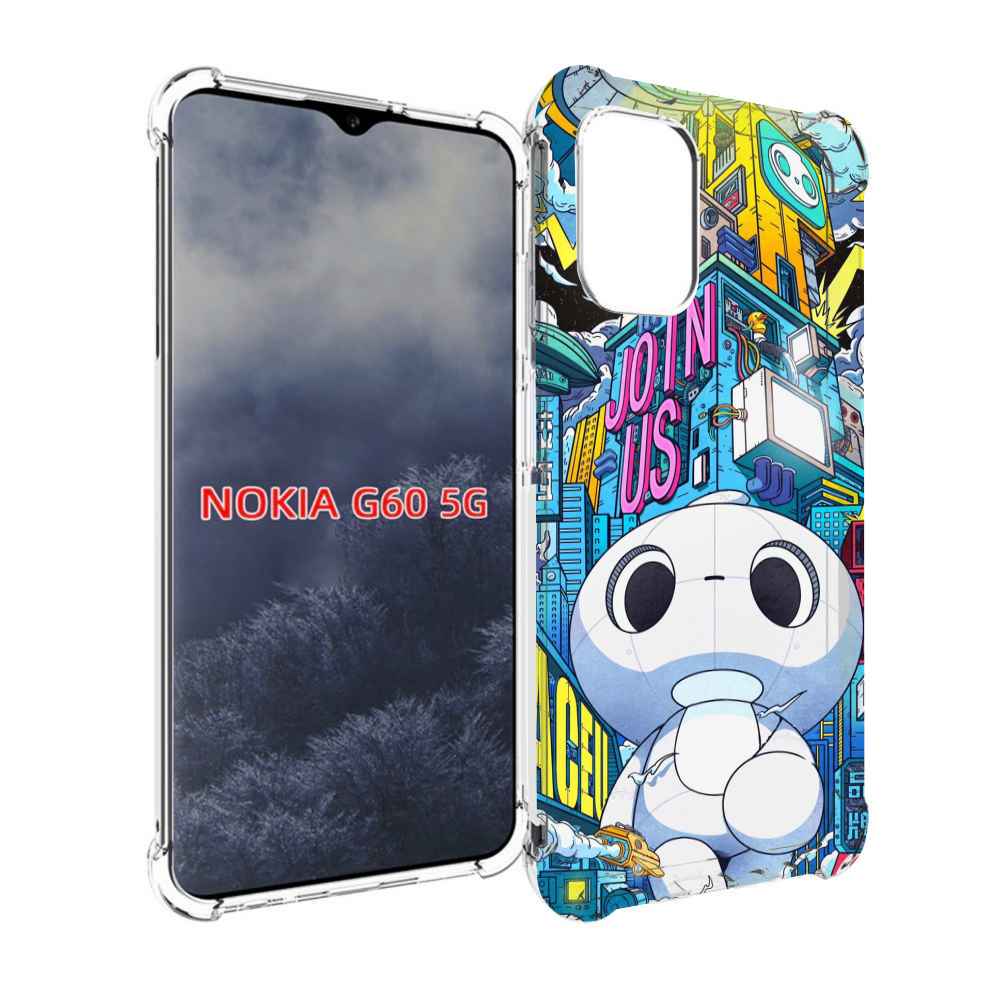 

Чехол MyPads FaceU для Nokia G60 5G, Прозрачный, Tocco