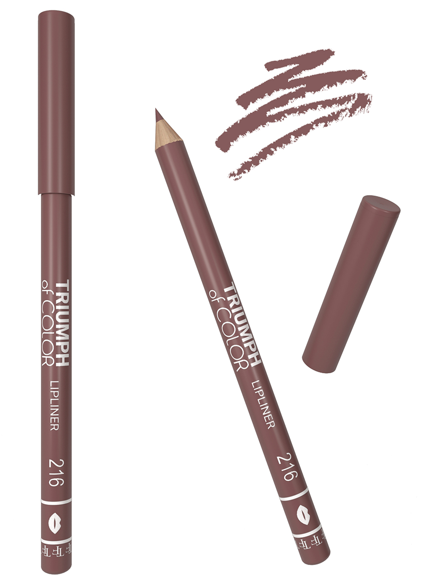 Карандаш для губ TF cosmetics Triumph of color тон 216 cold nude холодный нюд клeй карандаш 15 г crown pvp кристально чистый