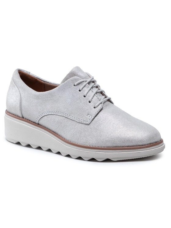 

Туфли Sharon Noel 261574654 Clarks серебристый 40 EU, Sharon Noel 261574654