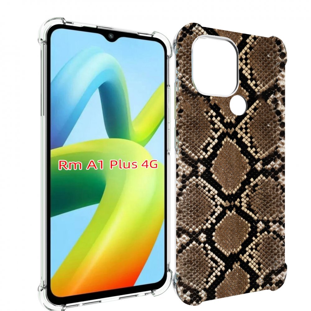 

Чехол MyPads змеиная кожа для Xiaomi Redmi A1 Plus +, Прозрачный, Tocco