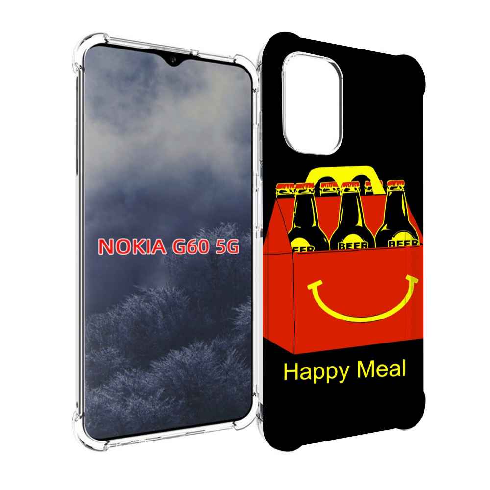 

Чехол MyPads Happy Meal для Nokia G60 5G, Прозрачный, Tocco
