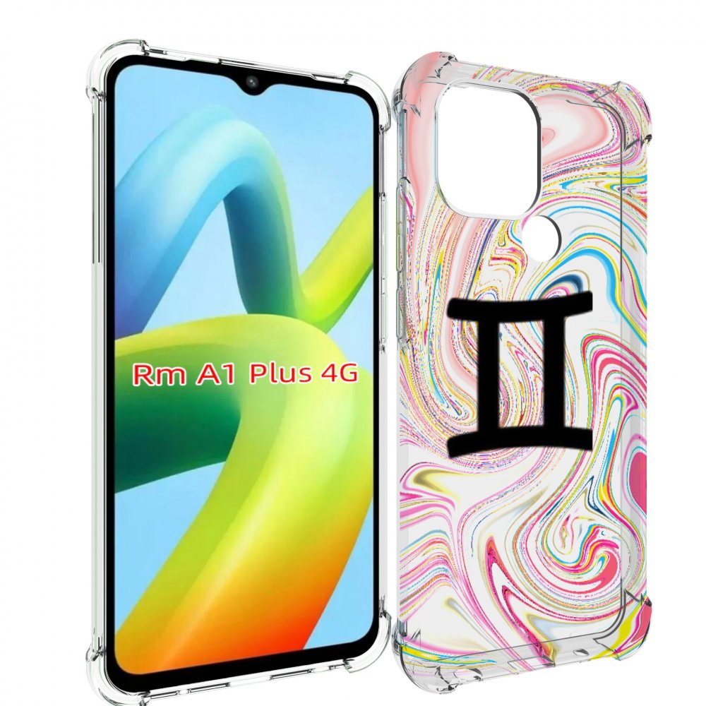 

Чехол MyPads знак зодиака близнецы 2 для Xiaomi Redmi A1 Plus +, Прозрачный, Tocco