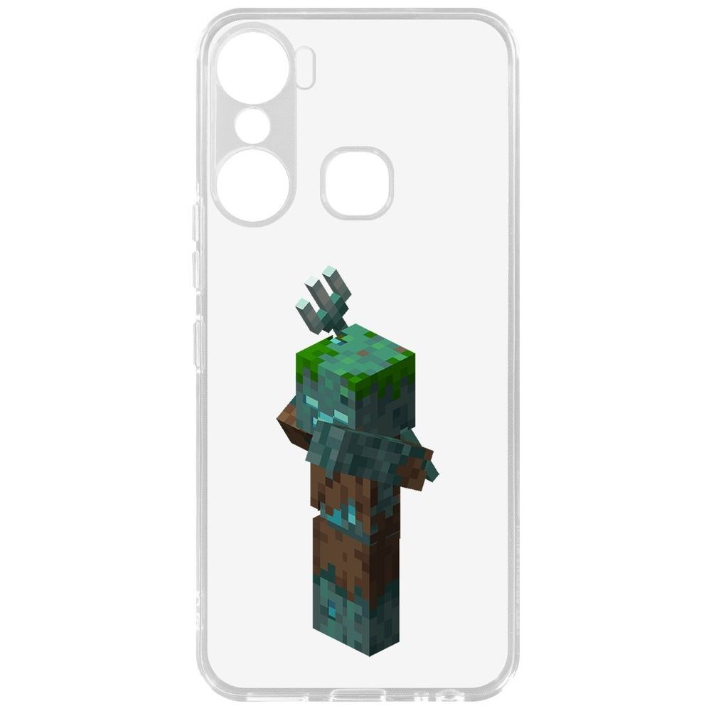 

Чехол-накладка Кейс Minecraft-Утопленник для Infinix Hot 12 Pro
