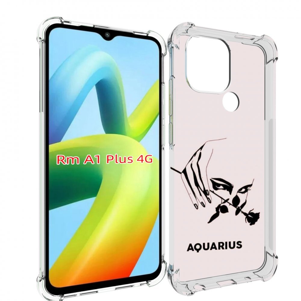 

Чехол MyPads знак зодиака водолеи 3 для Xiaomi Redmi A1 Plus +, Прозрачный, Tocco