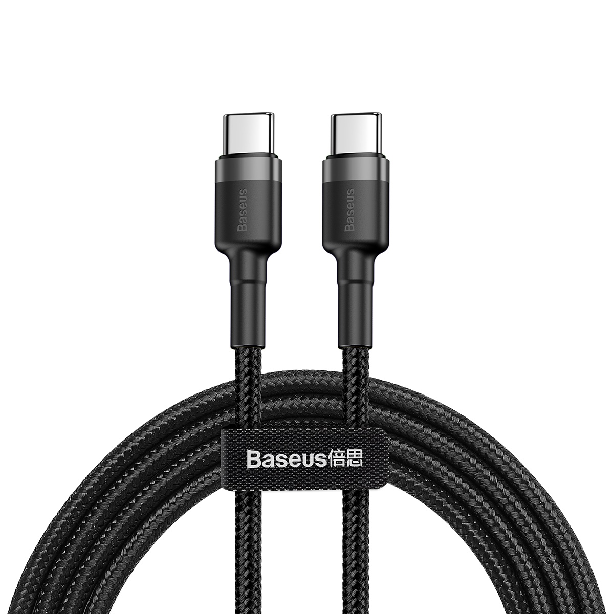 

Кабель Baseus Cafule Series Type-C PD2.0 60W+QC3.0 2m CATKLF-HG1, черный