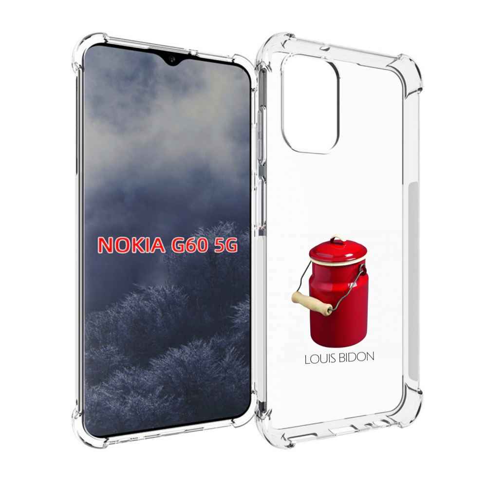 

Чехол MyPads Louis-bidon для Nokia G60 5G, Прозрачный, Tocco