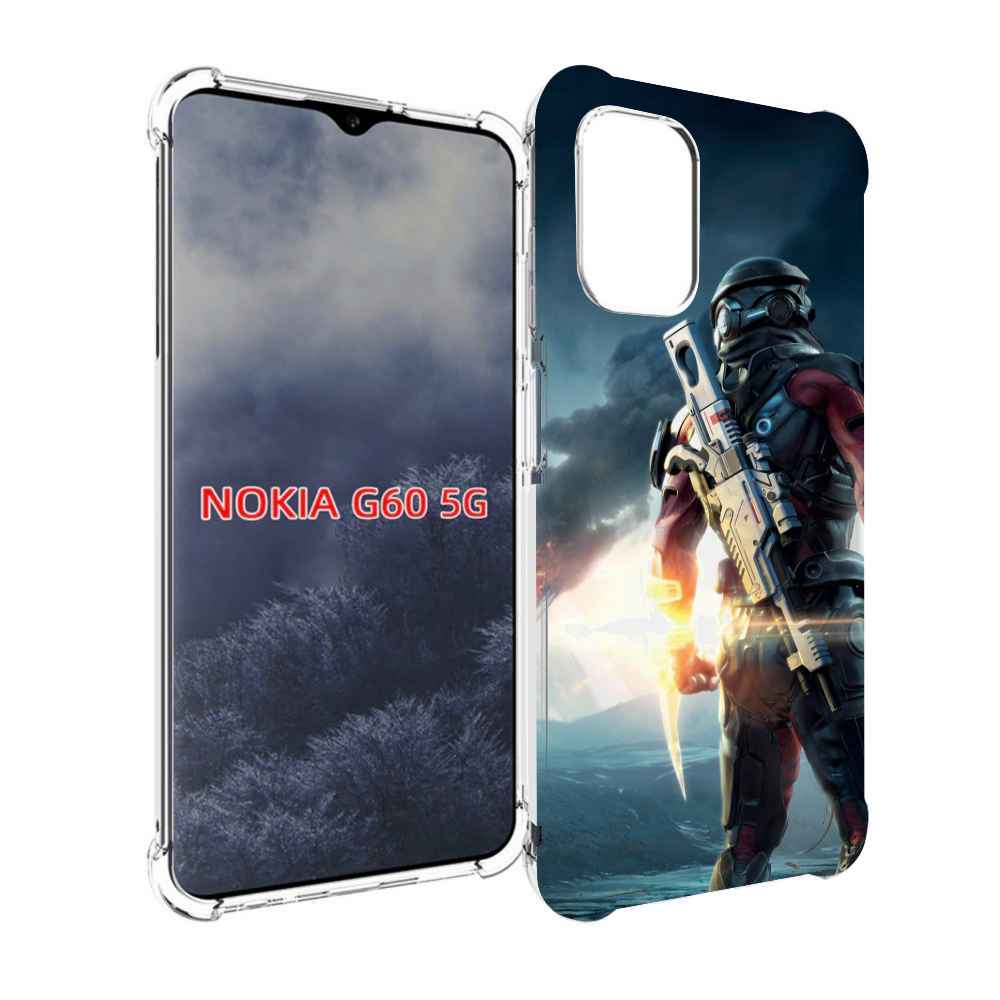 

Чехол MyPads Mass Effect Andromeda Ryder для Nokia G60 5G, Прозрачный, Tocco