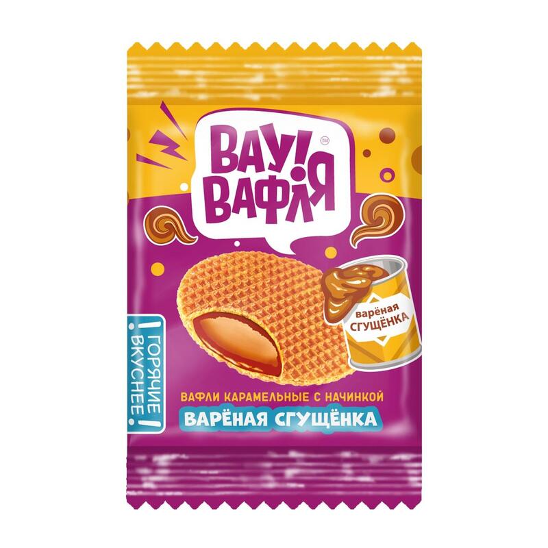 Вафли Дымка Вау-Вафля! с вареной сгущенкой 330 г