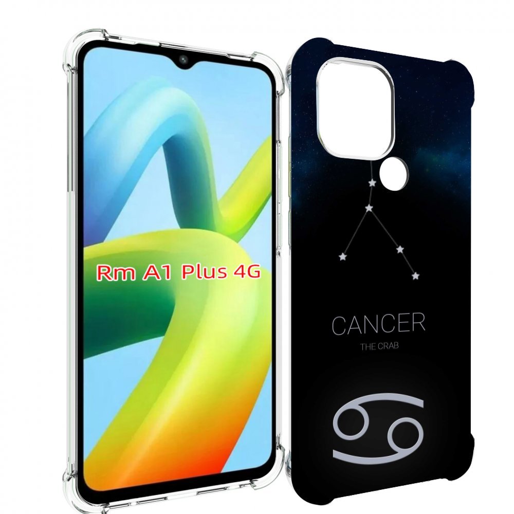 

Чехол MyPads знак зодиака рак 2 для Xiaomi Redmi A1 Plus +, Прозрачный, Tocco