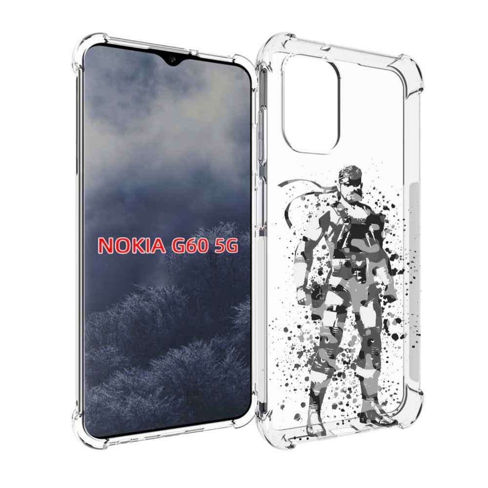 

Чехол MyPads Metal Gear Solid Snakes для Nokia G60 5G, Прозрачный, Tocco