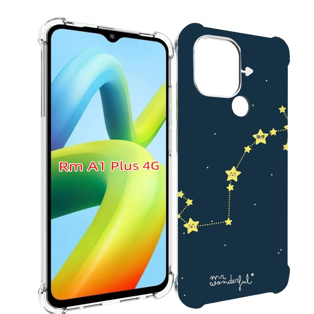 

Чехол MyPads знак зодиака скорпион 1 для Xiaomi Redmi A1 Plus +, Прозрачный, Tocco