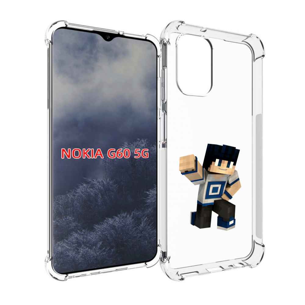 

Чехол MyPads Minecraft-1 для Nokia G60 5G, Прозрачный, Tocco