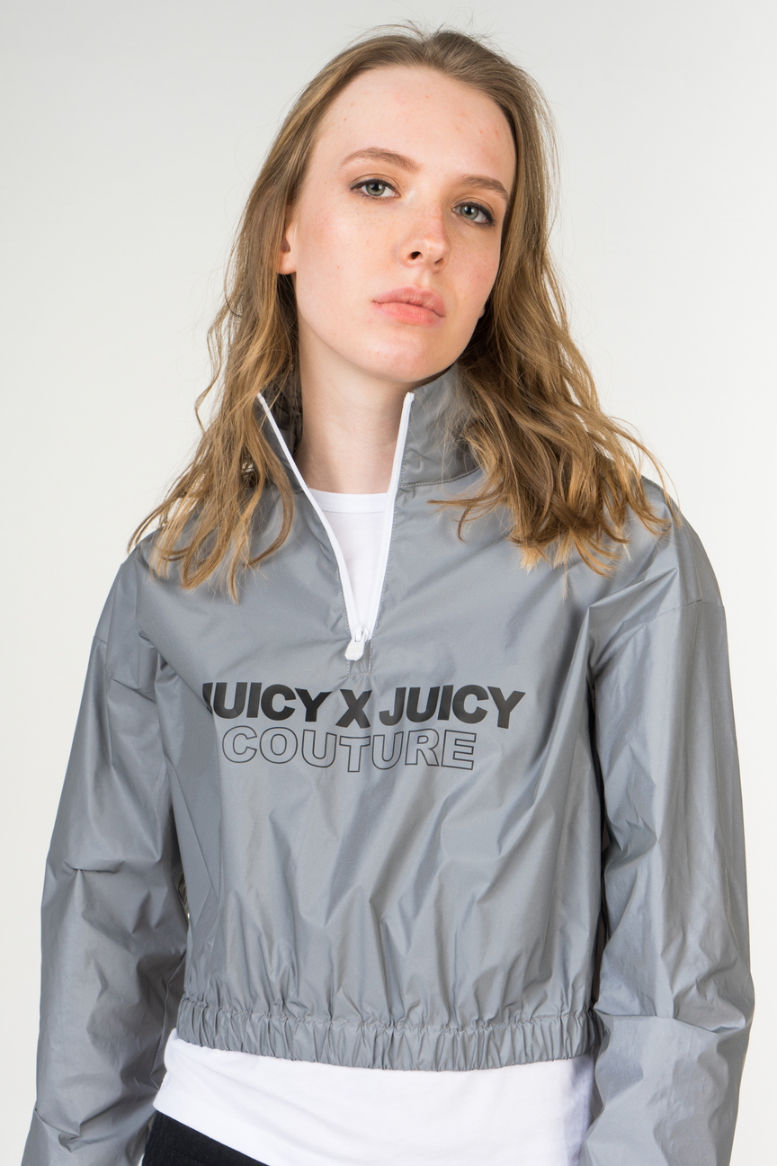 фото Ветровка женская juicy couture jwtwt179661070 серебристая 42 ru