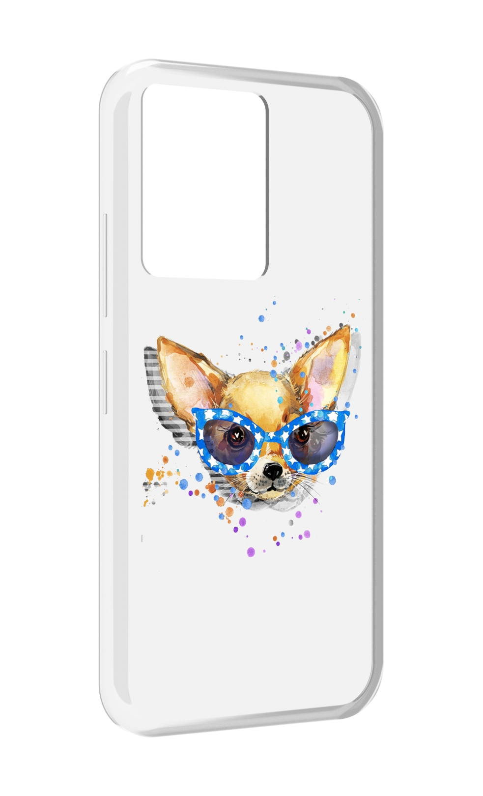 

Чехол MyPads чихуа-хуа в очках для Infinix Note 12 5G X671 / Note 12 Pro 5G, Прозрачный, Tocco