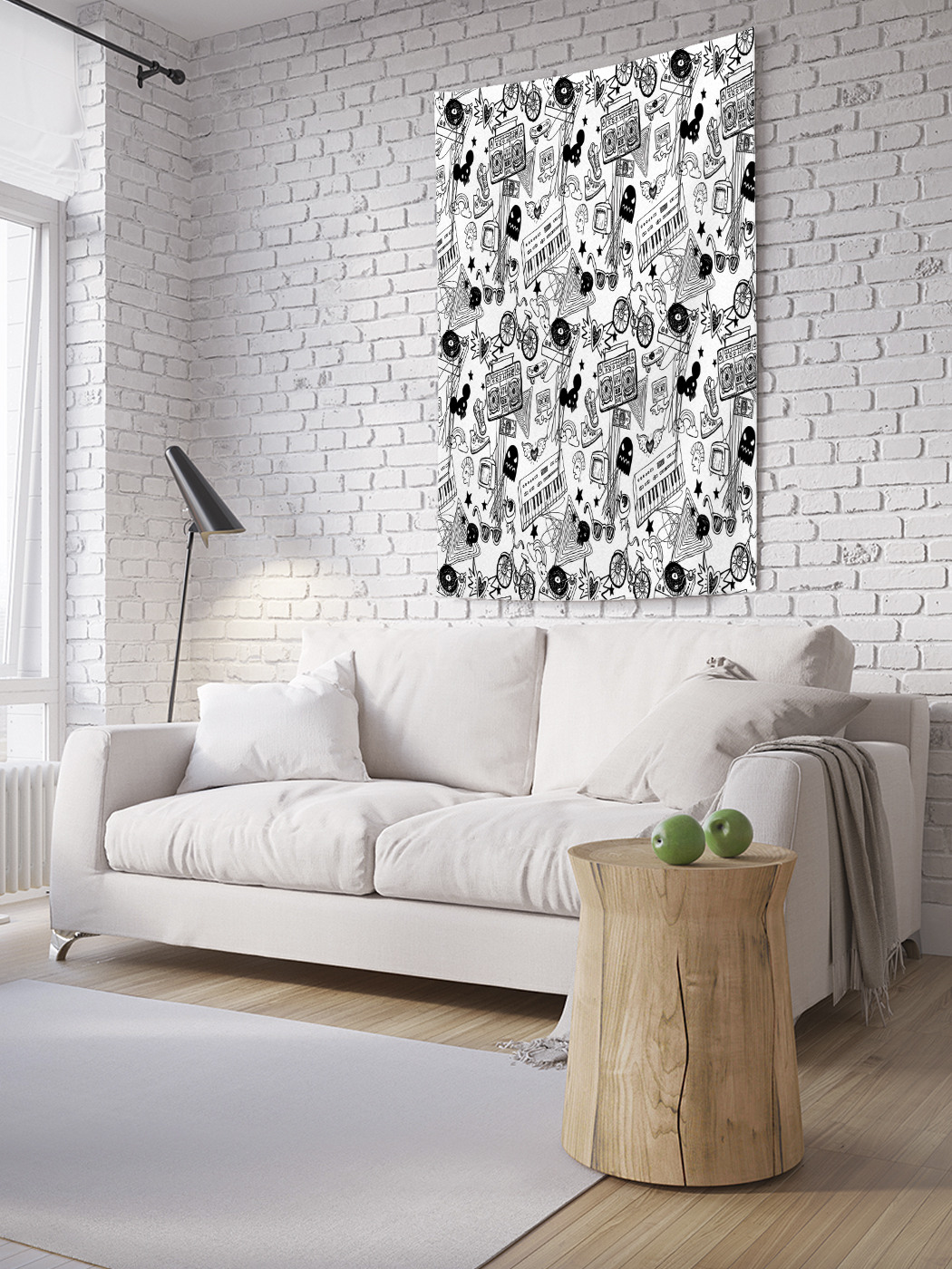 

Вертикальное фотопанно на стену JoyArty Музыка с собой 100x150 см, Музыка с собой