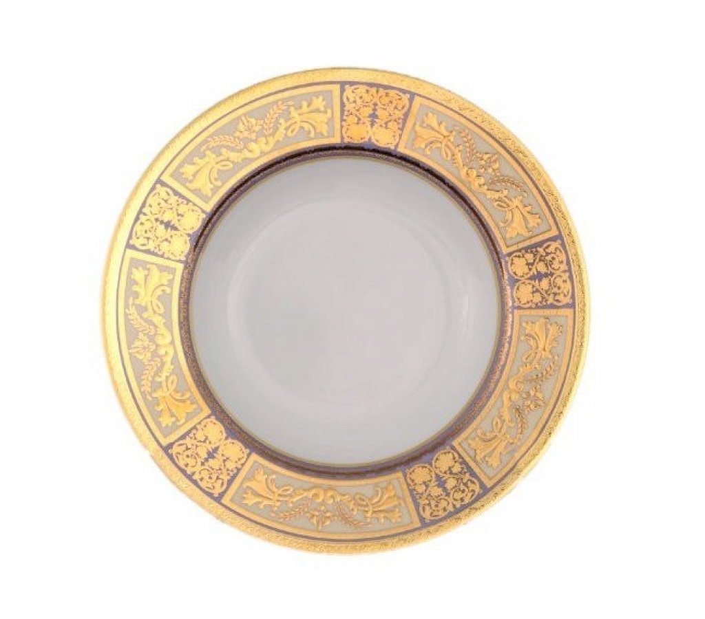 

Набор тарелок глубоких 22 см Falkenporzellan Diadem Violet Creme Gold 6 шт, 17403-02