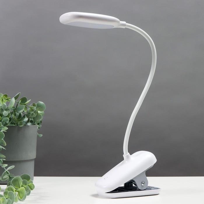 

Настольная лампа 16816/1 LED 5Вт USB белый 12х6х47 см