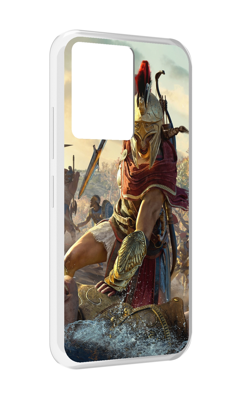 

Чехол MyPads Assassin's Creed Odyssey Kassandra мужской для Infinix Note 12 5G X671, Прозрачный, Tocco