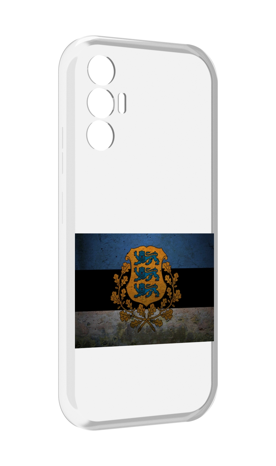 

Чехол MyPads герб флаг эстонии-1 для Tecno Pova 3, Прозрачный, Tocco