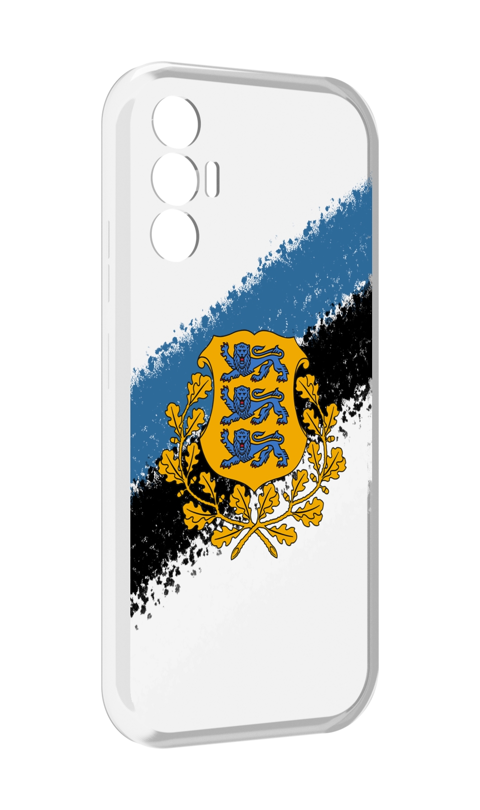 

Чехол MyPads герб флаг эстонии-2 для Tecno Pova 3, Прозрачный, Tocco