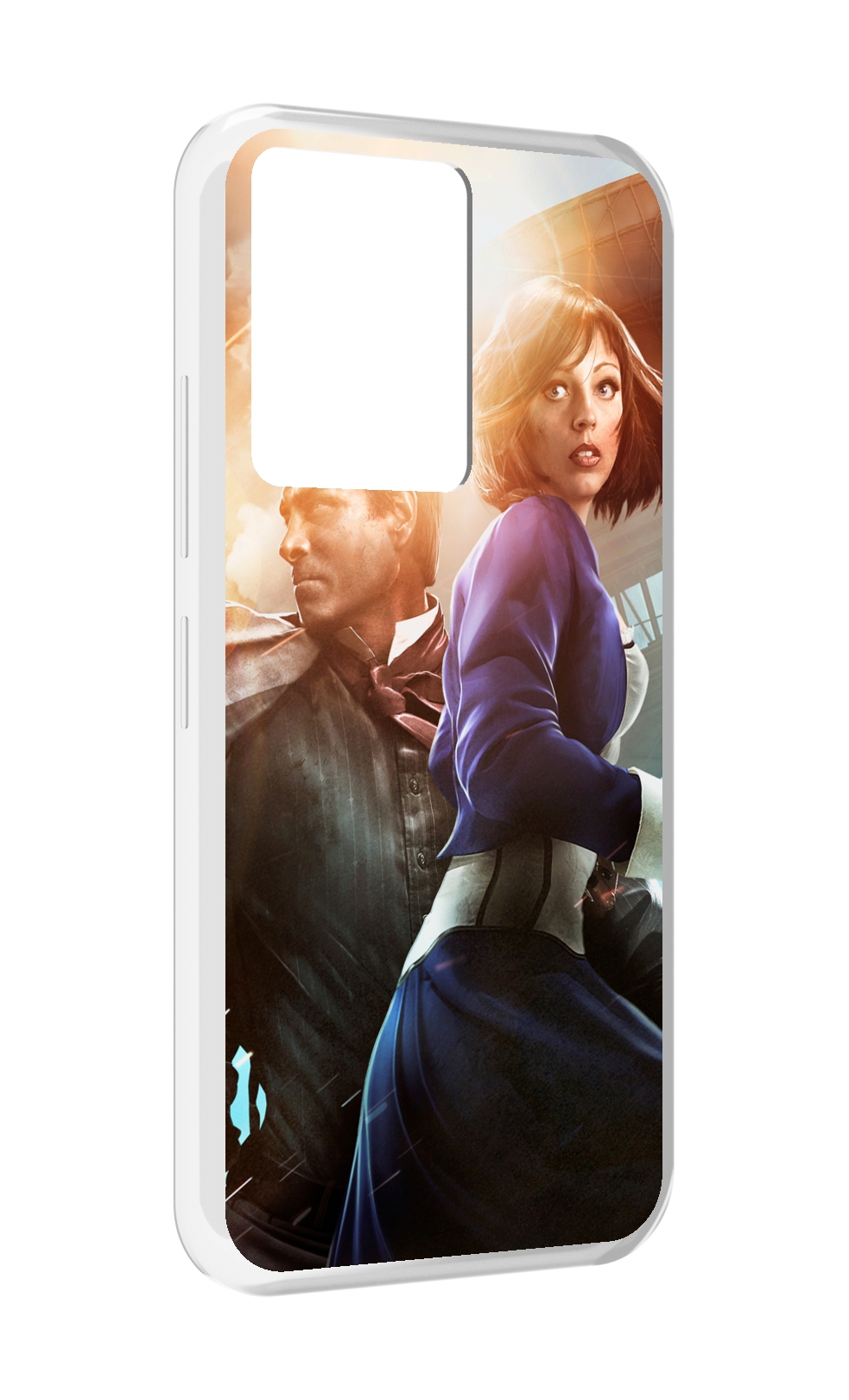 

Чехол MyPads Bioshock Infinite для Infinix Note 12 5G X671 / Note 12 Pro 5G, Прозрачный, Tocco